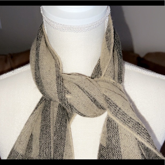 FENDI Wool Monogram Fringe Scarf - Picture 4 of 6